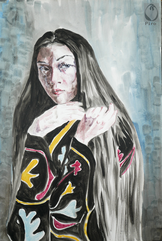 oil on canvas - olio su tela di Piro